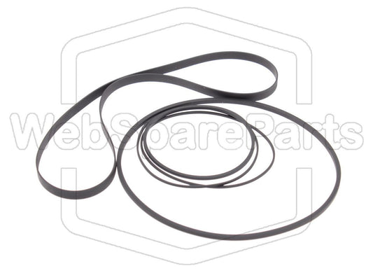 Riemenset für Kassettendeck Bang & Olufsen Beocord 5000 Type 4716