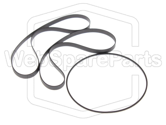 Riemen-Set für Doppel-Kassettendeck Sony TC-V77WR