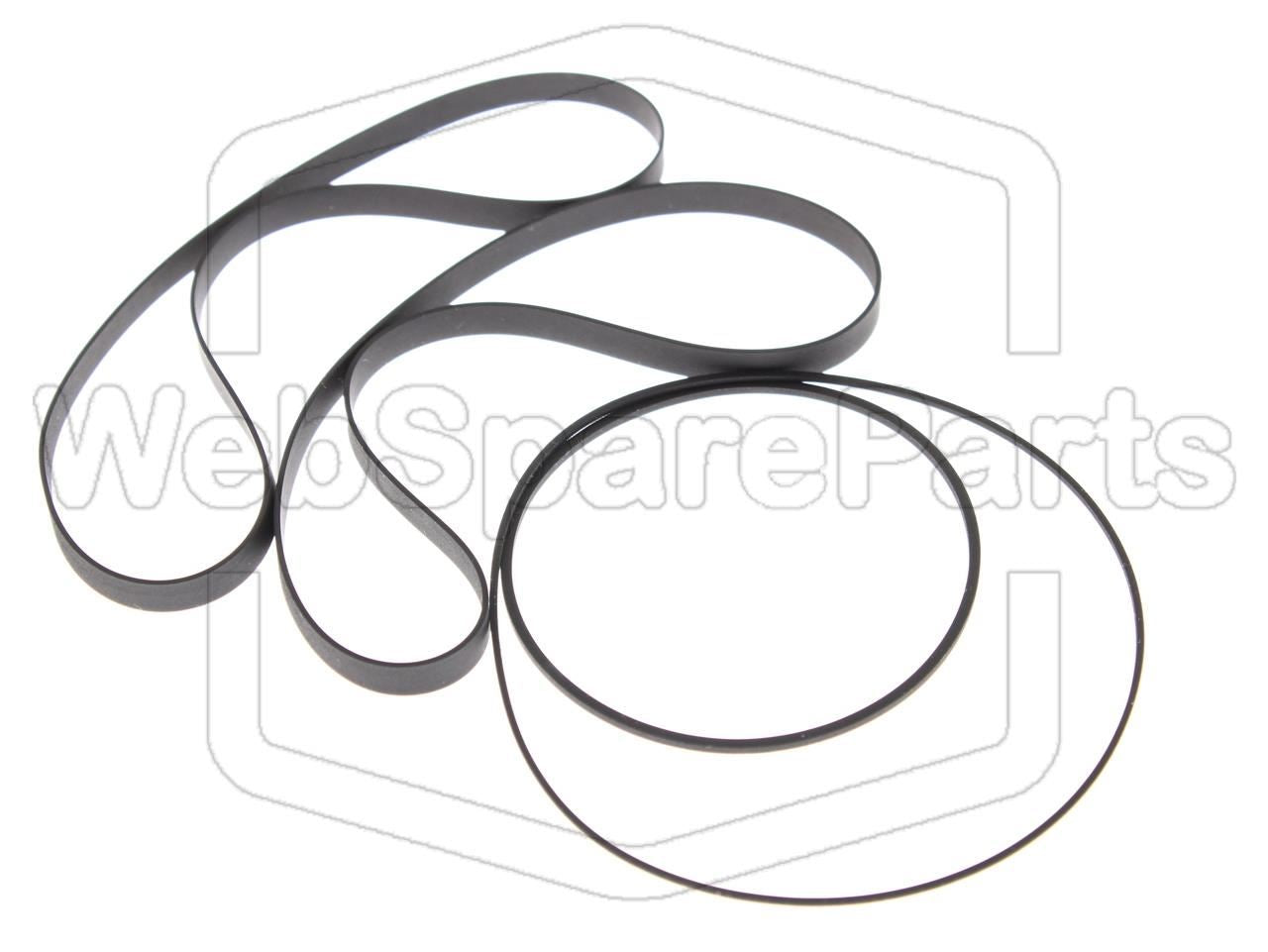 Riemen-Set für Doppel-Kassettendeck Sony TC-W5