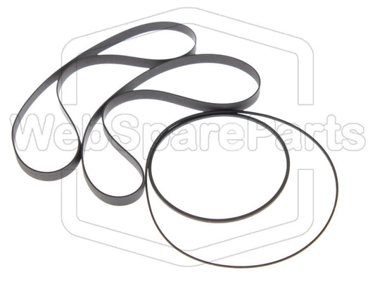 Riemen-Set für Doppel-Kassettendeck Sony TC-W5