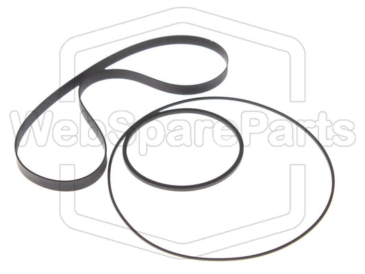 Riemen-Set für Stereo-Kassettendeck Sony TC-FX3030