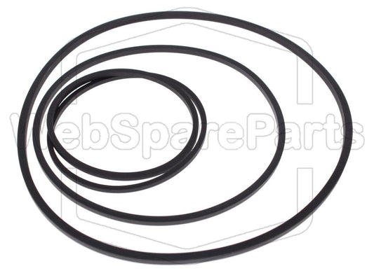 Riemenset für Videorekorder Sanyo VHR-2500 G/EX