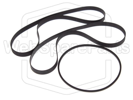 Riemen-Set Für Doppel-Kassettendeck Aiwa AD-WX777