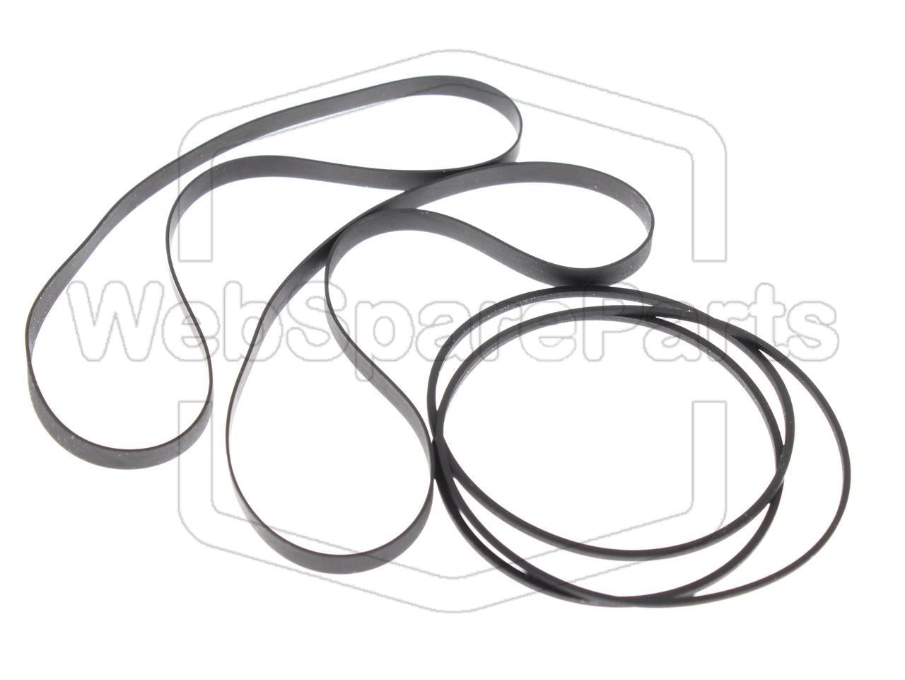 Riemen-Set für Pioneer CT-W600R Doppel-Kassettendeck