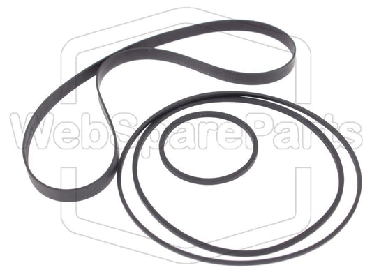 Riemen-Set Für Cassettendeck-KassettenDeck Pioneer CT-305