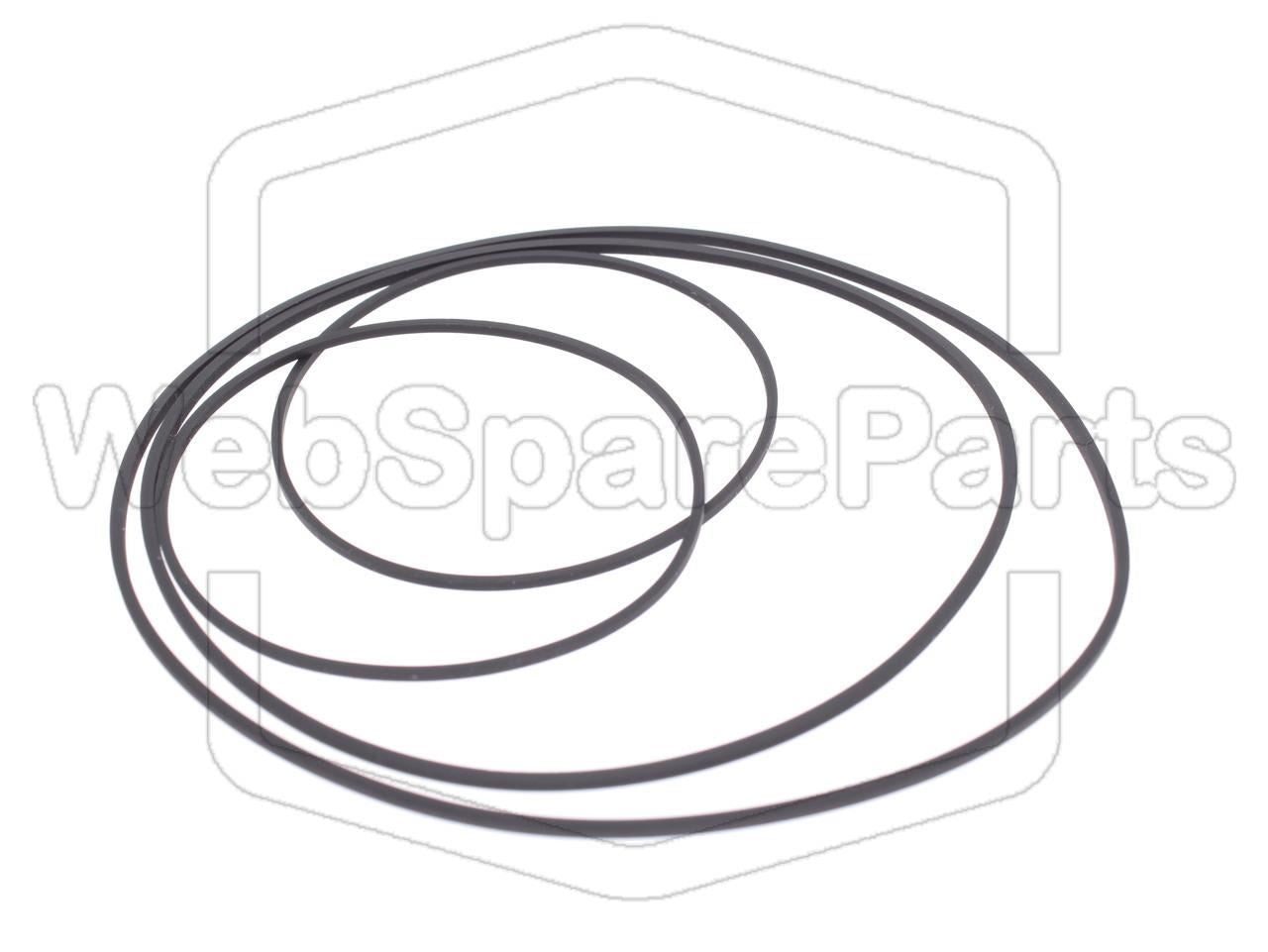 Riemen-Set für Stereo-Kassettendeck Pioneer XR-P770F