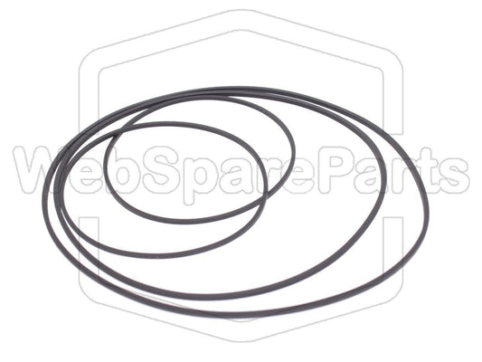 Riemen-Set für Stereo-Kassettendeck Pioneer XR-P770F