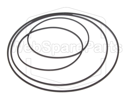 Riemen-Set für Pioneer XR-P260F Doppel-Kassettendeck