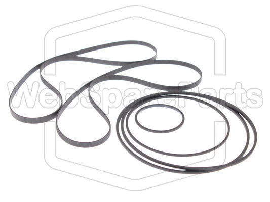 Riemen-Set Für Cassettendeck-KassettenDeck Aiwa FX-W60
