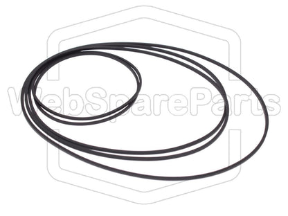 Riemen-Set für Doppel-Kassettendeck Aiwa NSX-V90