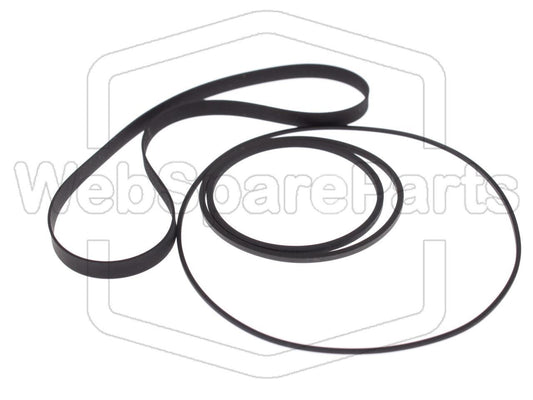 Riemen-Set für Stereo-Kassettendeck Sony TC-FX505R