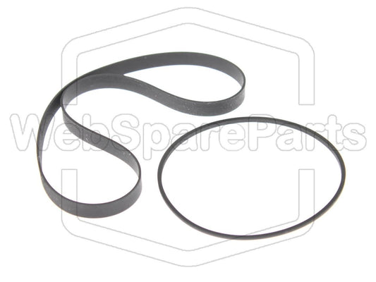 Riemen-Set für Stereo-Kassettendeck Diora MDS-454