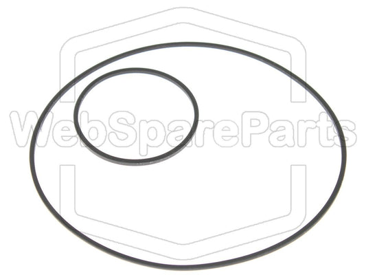 Riemen-Set für Pioneer KEH-P4100 RDS Kassetten-Autoradio