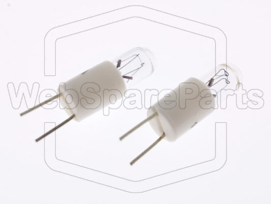 Lampen-Set für das Zifferblatt des kompakten Systems Bang & Olufsen Beocenter 4000 (1986-1987).