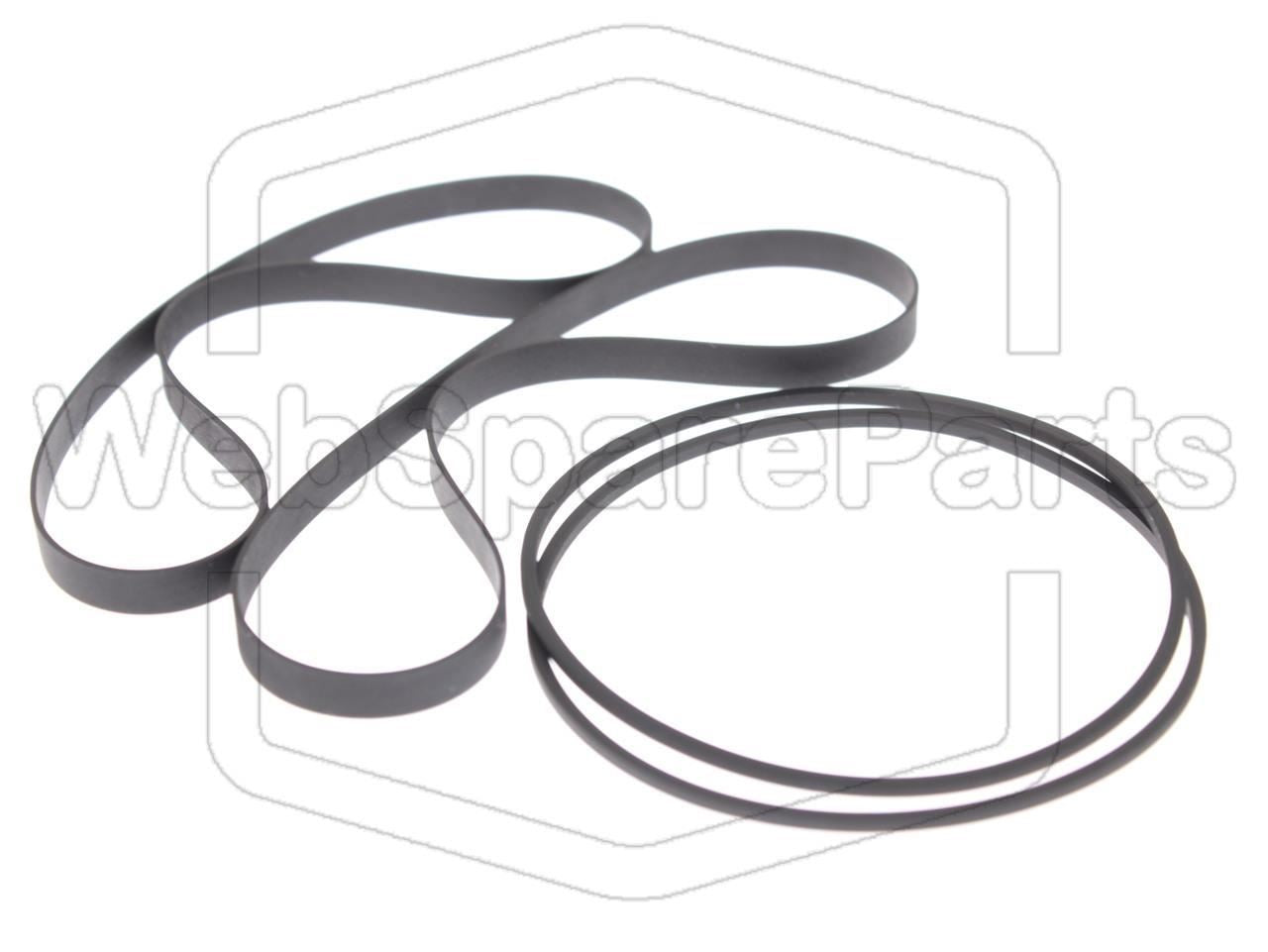 Riemen-Set für Pioneer PDC-P420 Doppel-Kassettendeck