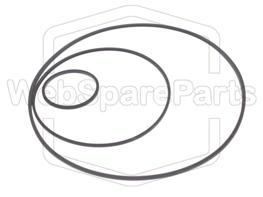 Riemen-Set Für Cassettendeck-KassettenDeck Harman Kardon HK-1000