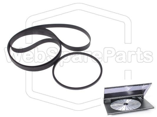 Riemenset für Plattenspieler Bang & Olufsen Beogram 3000 Type 5901