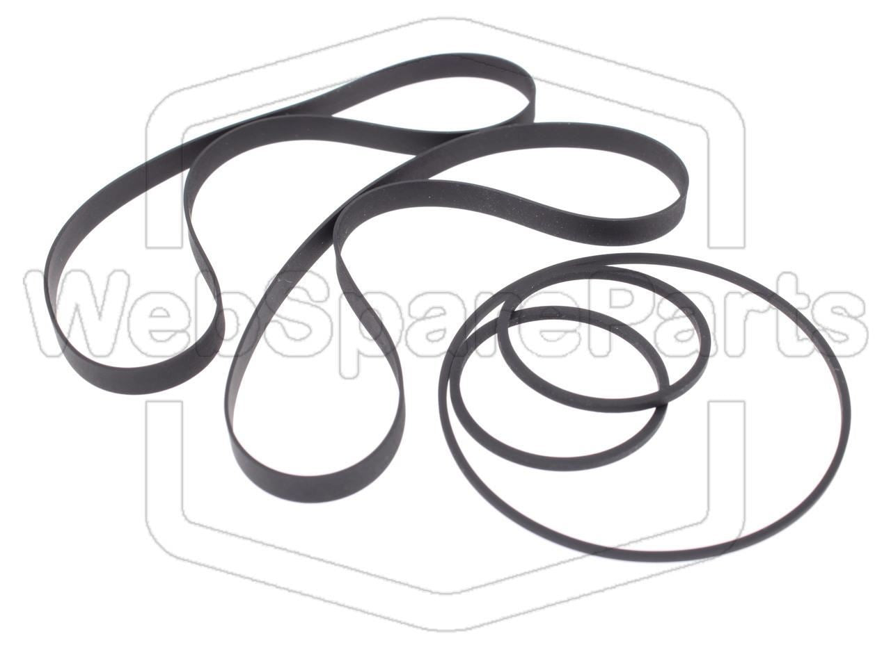 Riemen-Set Für Cassettendeck-KassettenDeck Sony TC-W411