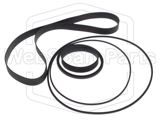 Riemen-Set Für Video Recorder Internacional V-805 Betamax