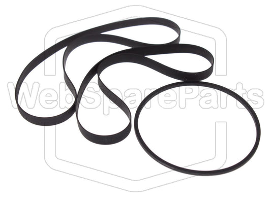 Riemen-Set Für Cassettendeck-KassettenDeck Sansui D-70CW