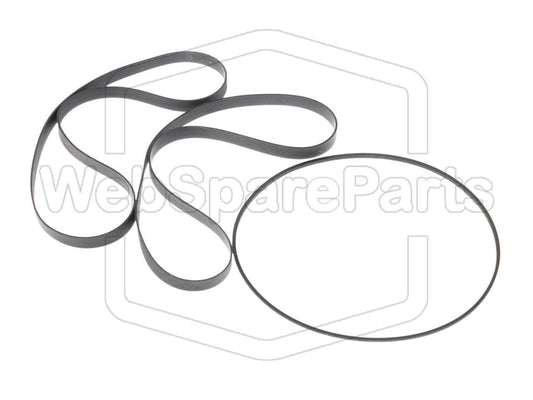 Riemen-Set für Pioneer CX-W700 Doppel-Kassettendeck